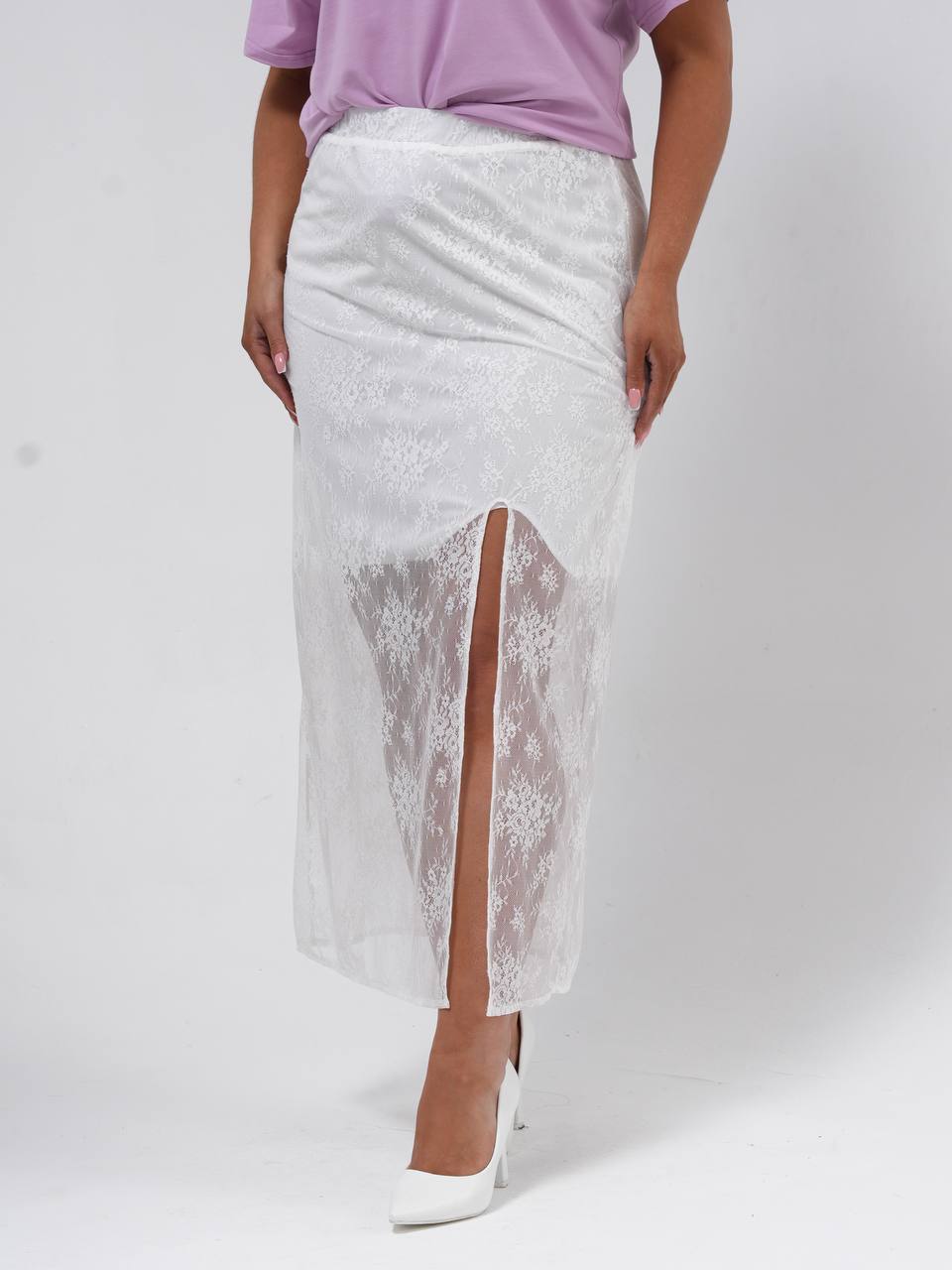 Юбка из кружева 